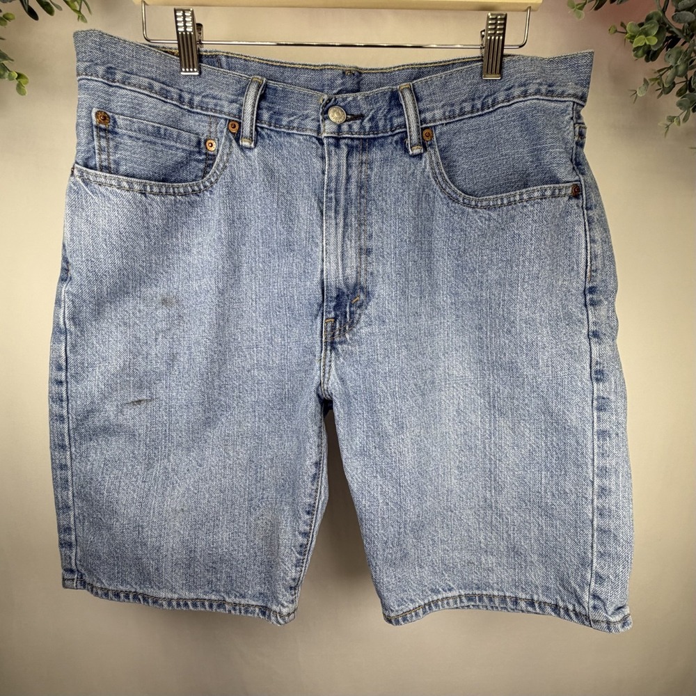 Levi's 505‎ Shorts In Classic Blue Color Size 36 Waist